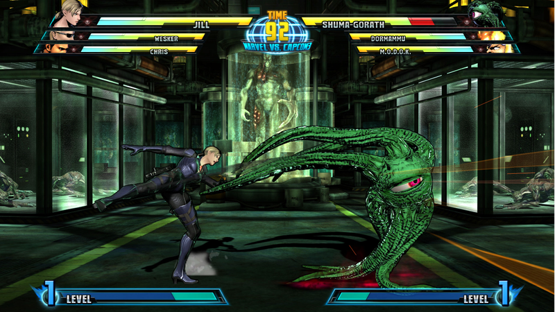 Illustration for article titled The Fate Of New Jill And Shuma-Gorath Marvel Vs. Capcom 3 Screens